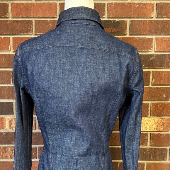Polo Ralph Lauren Denim Button-Up Shirtdress Size 4 - Picture 4 of 9